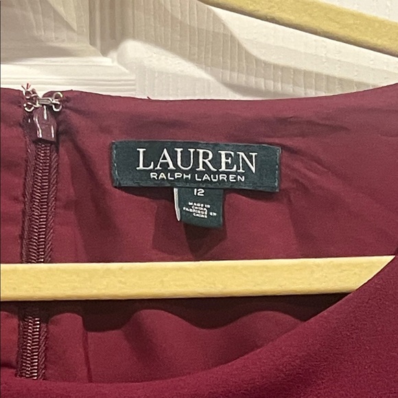 Lauren Ralph Lauren Wine colored Dress - Picture 2 of 8